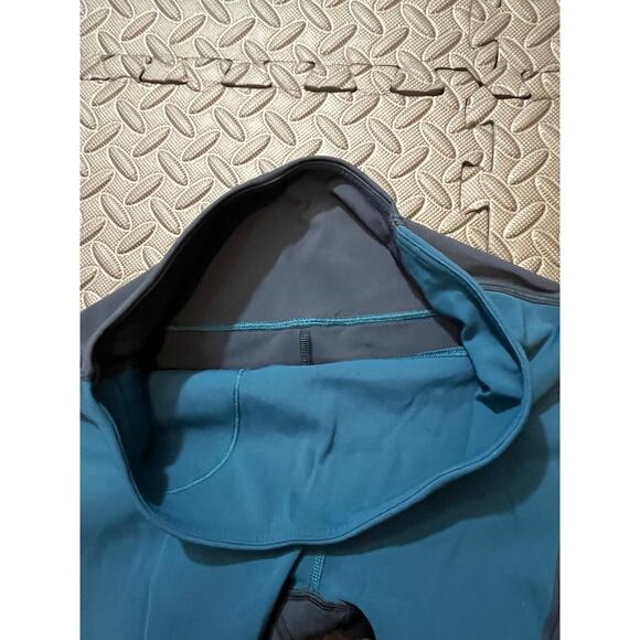 Women’s Lululemon Wunder Under HR 7/8 Tight *SE Nile Blue/Nocturnal Teal Size 8 - Picture 2 of 7